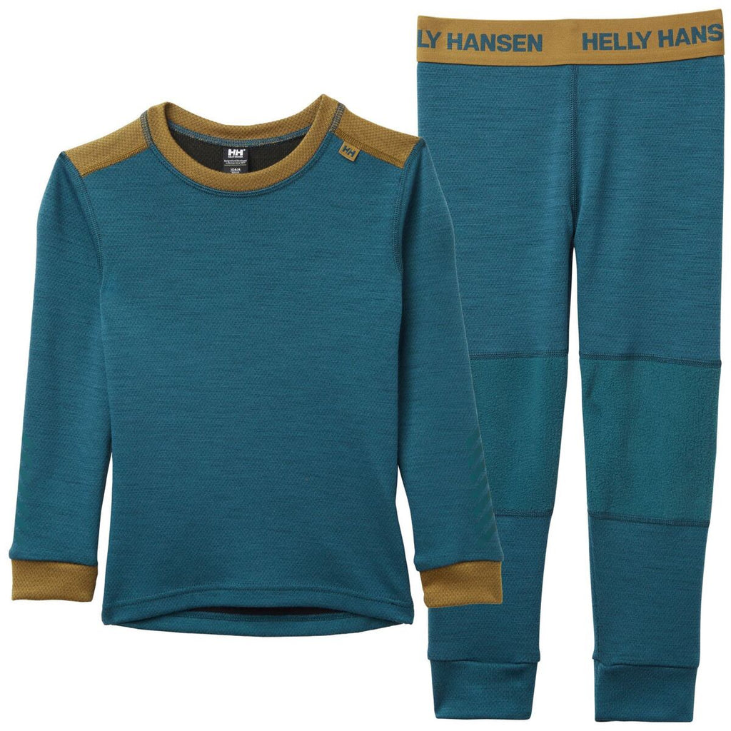 Helly Hansen Dětské termoprádlo K Lifa Merino set - dark creek