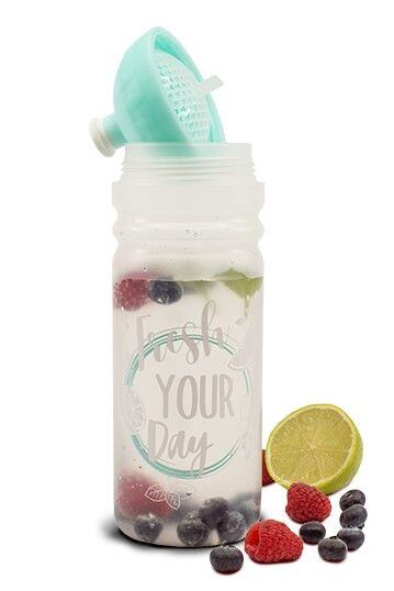 ZDRAVÁ LAHEV® ZDRAVÁ LAHEV 0,7l Fresh 2v1 se sítkem tyrkysová