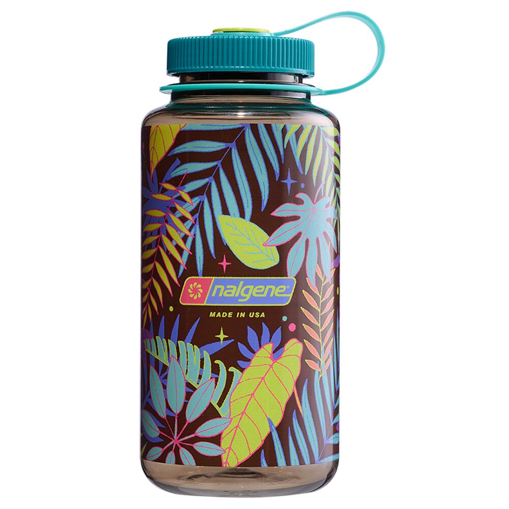 Nalgene Lahev Wide Mouth 1000 ml Woodsman Botanical Ferns