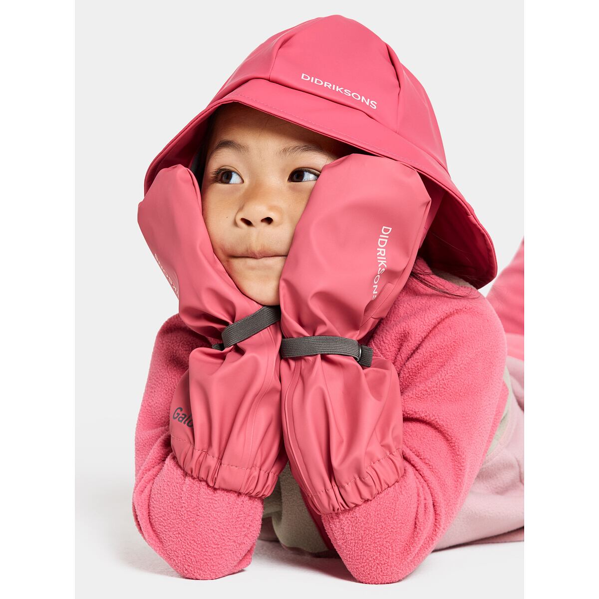 Didriksons Dětské rukavice do deště Glove 5 dusty azalea velikost rukavic