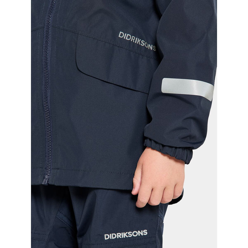 Didriksons Dětská nepromokavá bunda Norma navy - ROSTOUCÍ