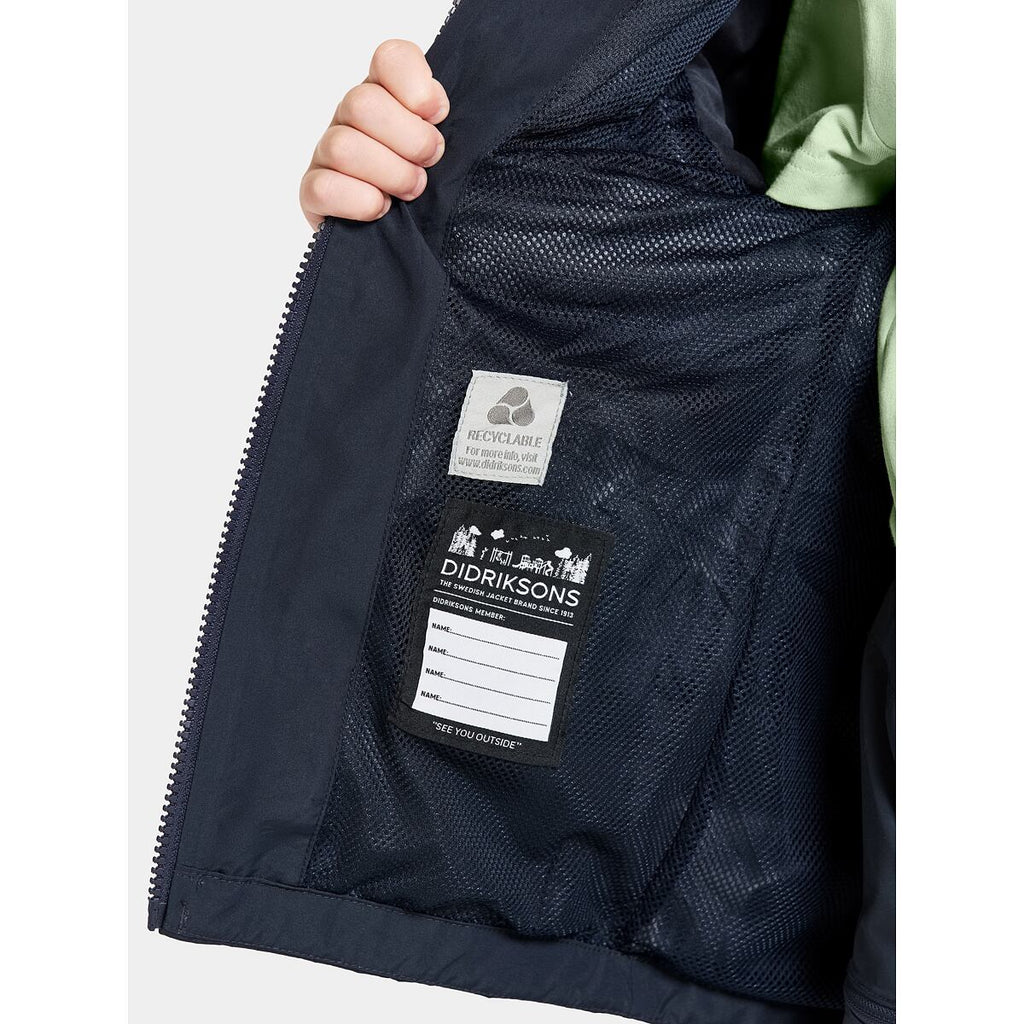 Didriksons Dětská nepromokavá bunda Norma navy - ROSTOUCÍ