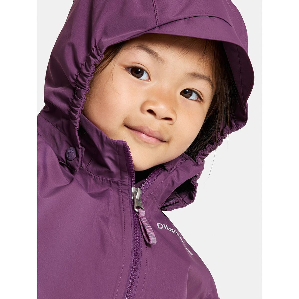 Didriksons Dětská nepromokavá bunda Norma grape - ROSTOUCÍ