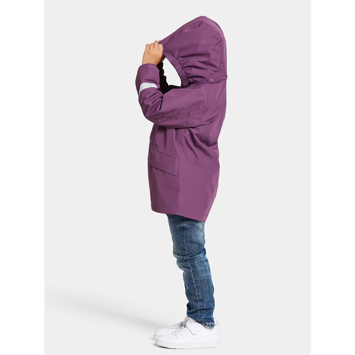 Didriksons Dětská nepromokavá bunda Norma grape - ROSTOUCÍ