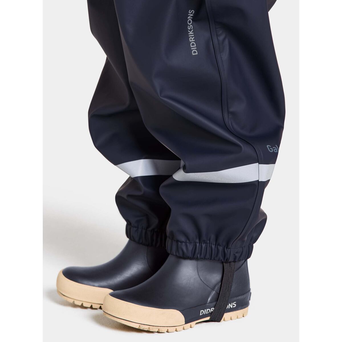 Didriksons Dětské kalhoty do deště Plaskeman navy