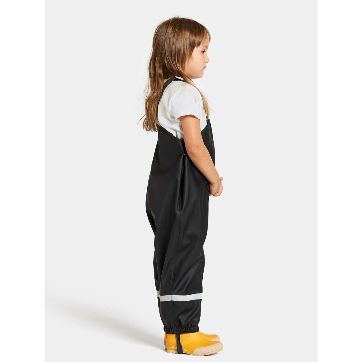 Didriksons Dětské kalhoty do deště Plaskeman black