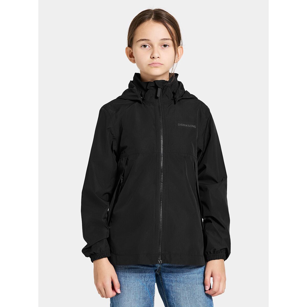Didriksons Dětská nepromokavá bunda Meliss black - ROSTOUCÍ