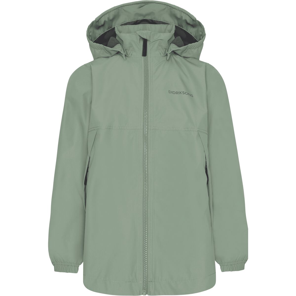 Didriksons Dětská nepromokavá bunda Meliss light moss - ROSTOUCÍ