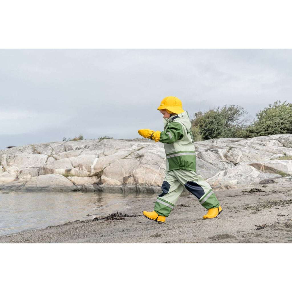 Didriksons Dětský klobouk do deště Southwest oat yellow