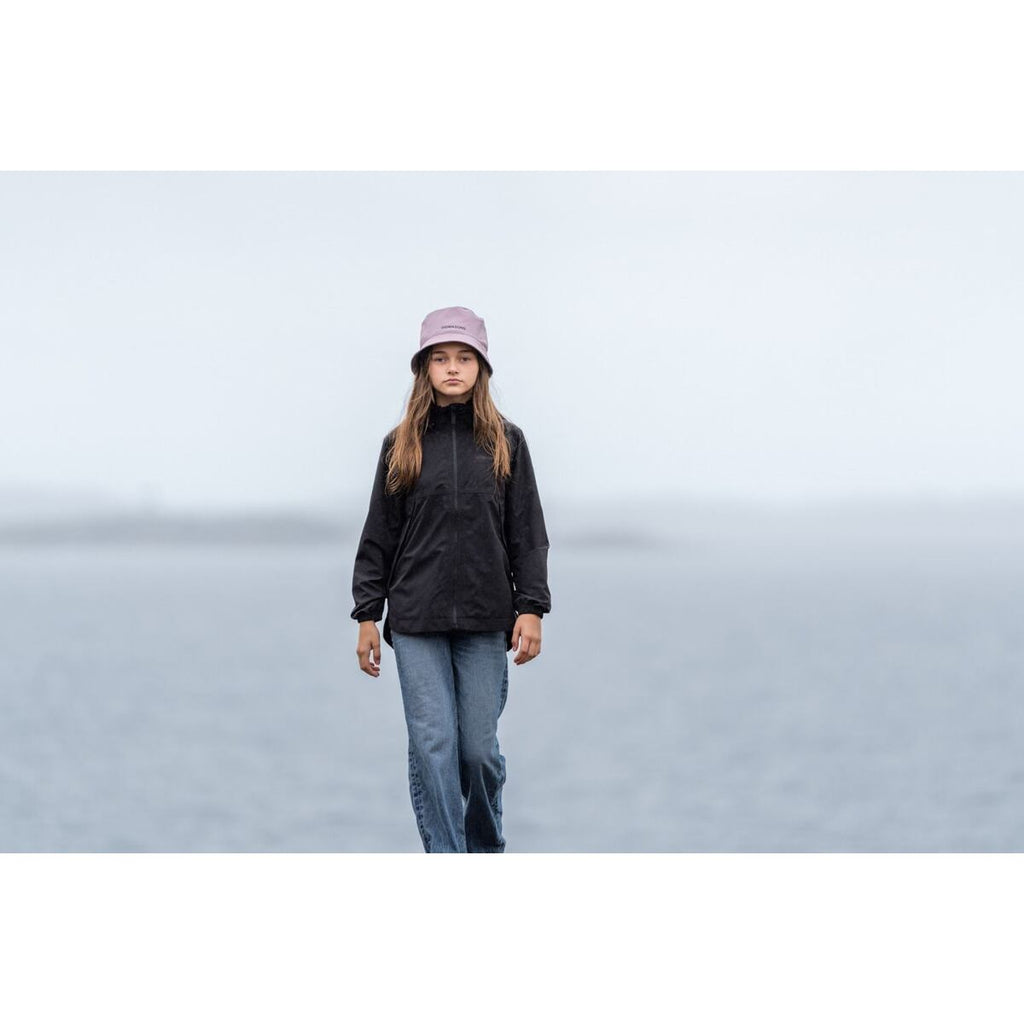 Didriksons Dětská nepromokavá bunda Meliss black - ROSTOUCÍ