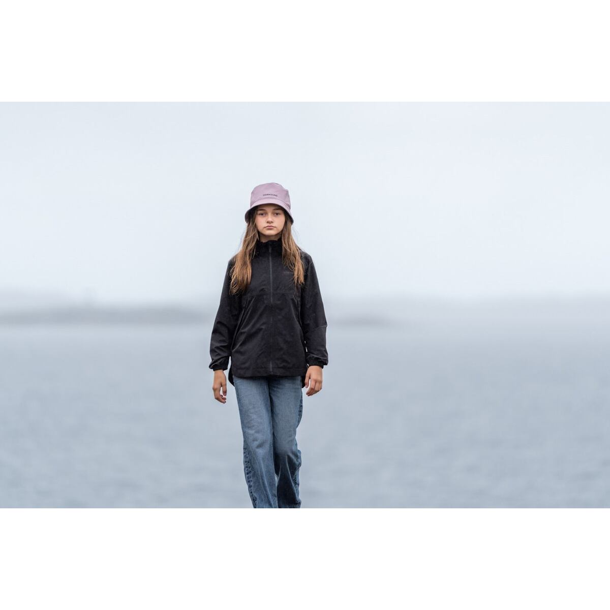 Didriksons Dětská nepromokavá bunda Meliss black - ROSTOUCÍ