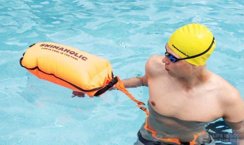 Swimaholic Plavecká bójka Swim Buoy - oranžová