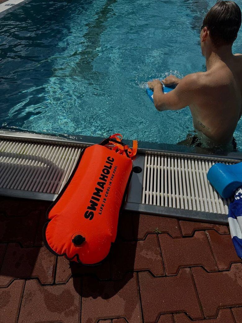 Swimaholic Plavecká bójka Swim Buoy - oranžová
