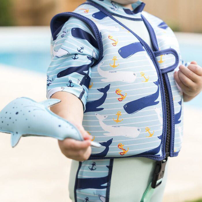 Splash About Dětská plovací vesta Go Splash Moby Anchor s bezpečnostním páskem