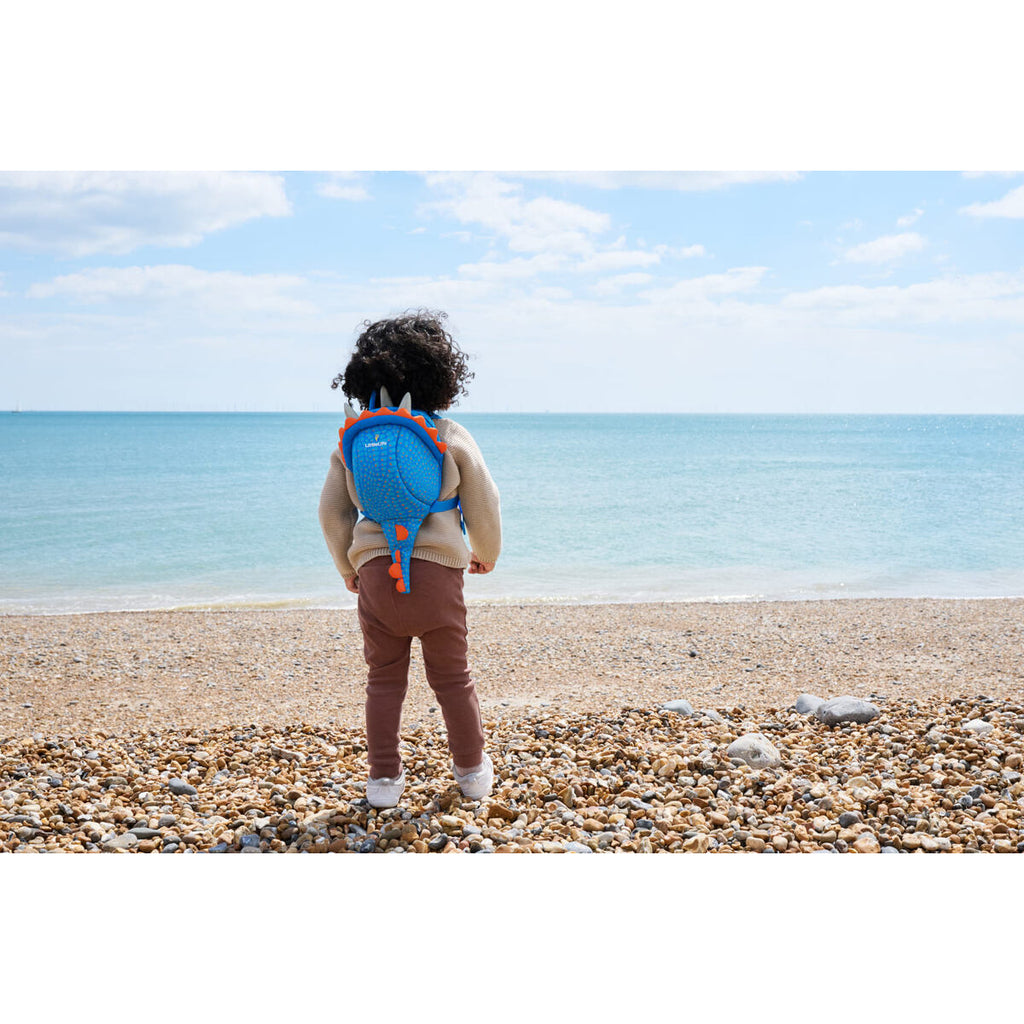 LittleLife Dětský batoh s bezpečnostním vodítkem triceratops 2 l