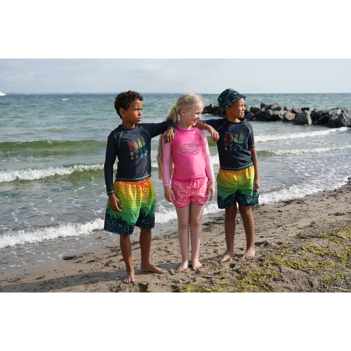 Playshoes Dětské UV tričko Surf - dlouhý rukáv