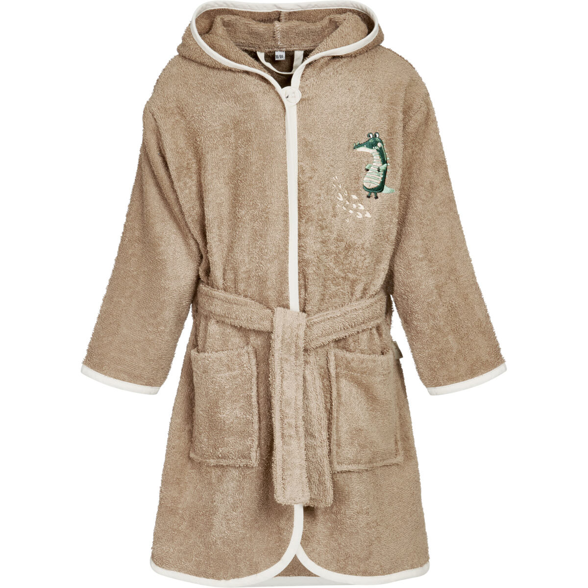 Playshoes Dětský župan Wild Animals brown - froté