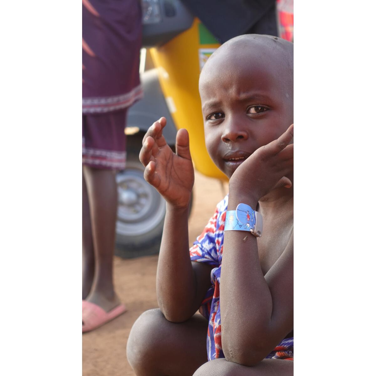 Promaledobrodruhy Dětský identifikační náramek - modrý