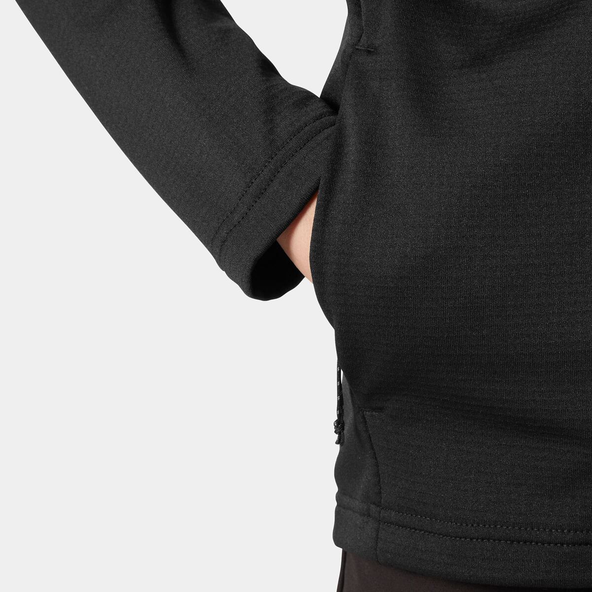 Helly Hansen Dětská fleecová mikina Jr Versalite jacket -  black