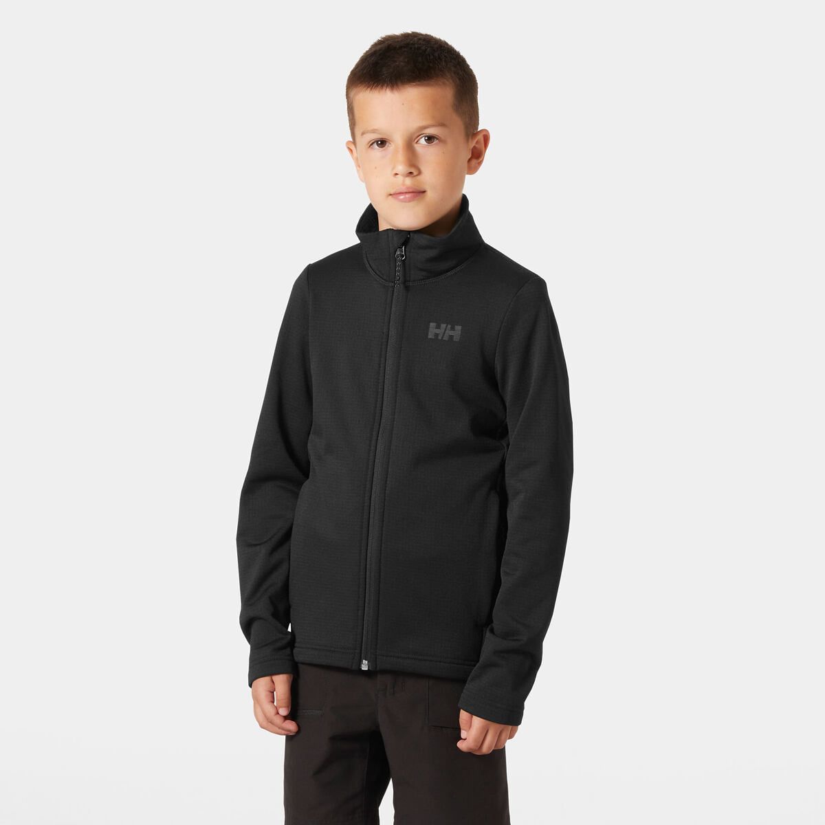 Helly Hansen Dětská fleecová mikina Jr Versalite jacket -  black
