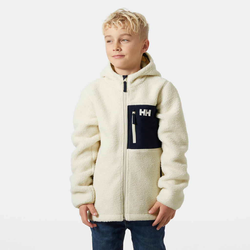 Helly Hansen Dětská fleecová bunda JR Champ Pile jacket - cream