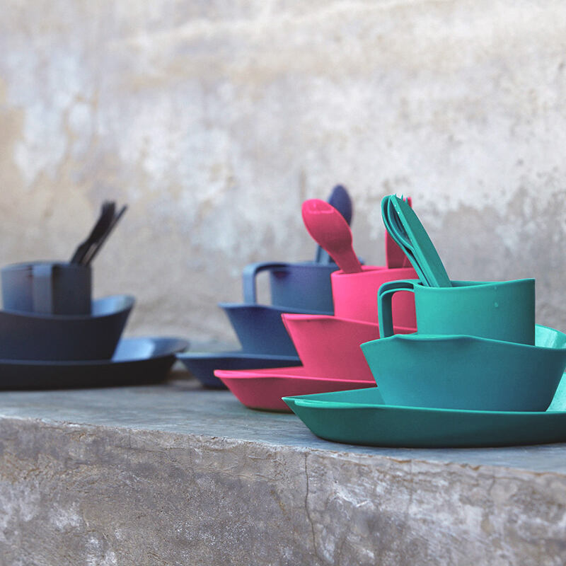 LifeVenture Sada nádobí Ellipse 4-Piece set purple