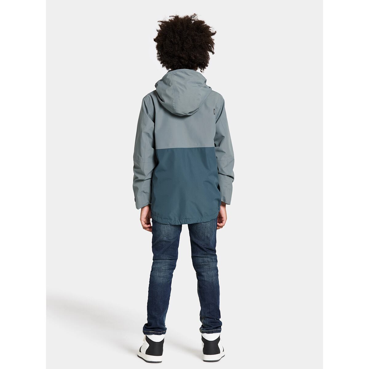 Didriksons Dětská nepromokavá bunda Piko factory blue - ROSTOUCÍ