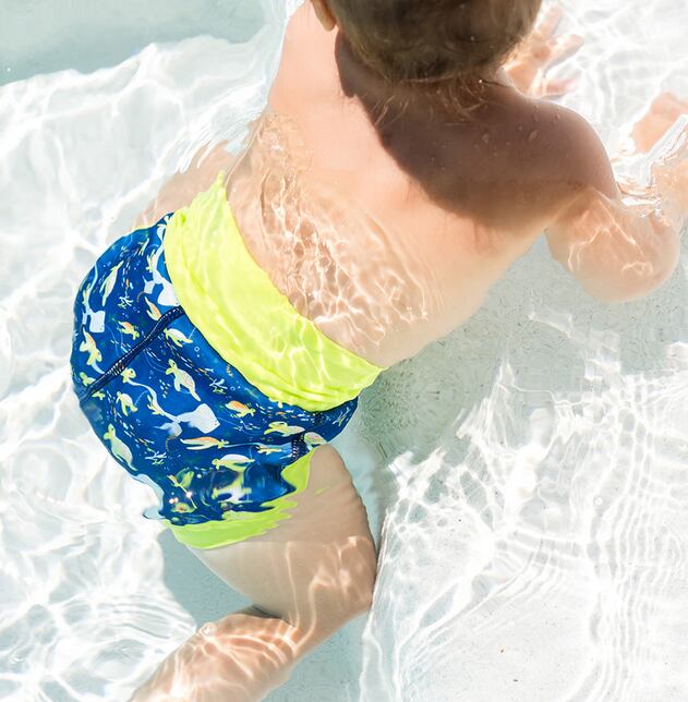 Splash About Dětské plenkové plavky Happy Nappy Turtle Tide