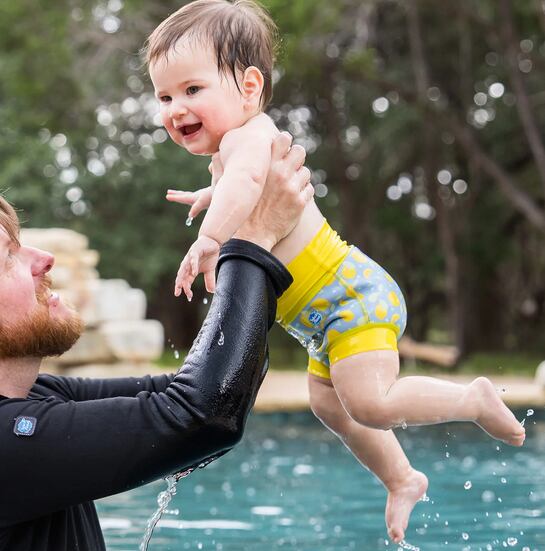 Splash About Dětské plenkové plavky Happy Nappy Lemons