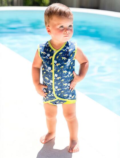 Splash About Dětské neoprénové UV kombi Turtle Tide