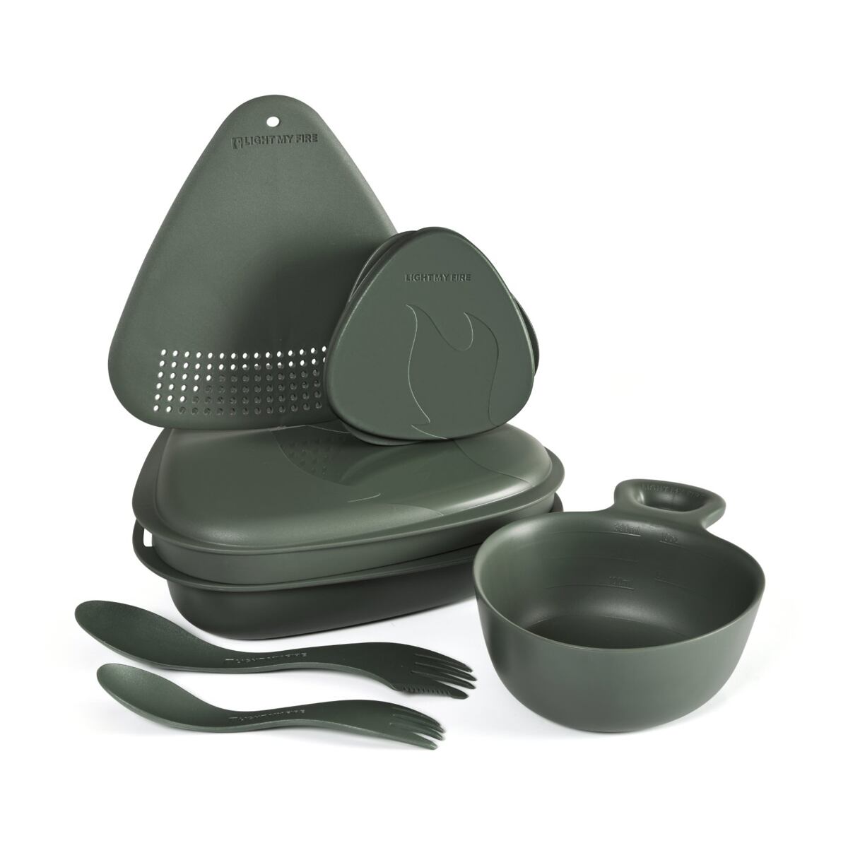 Light my fire Cestovní sada nádobí Outdoor MealKit 2.0 sagegreen