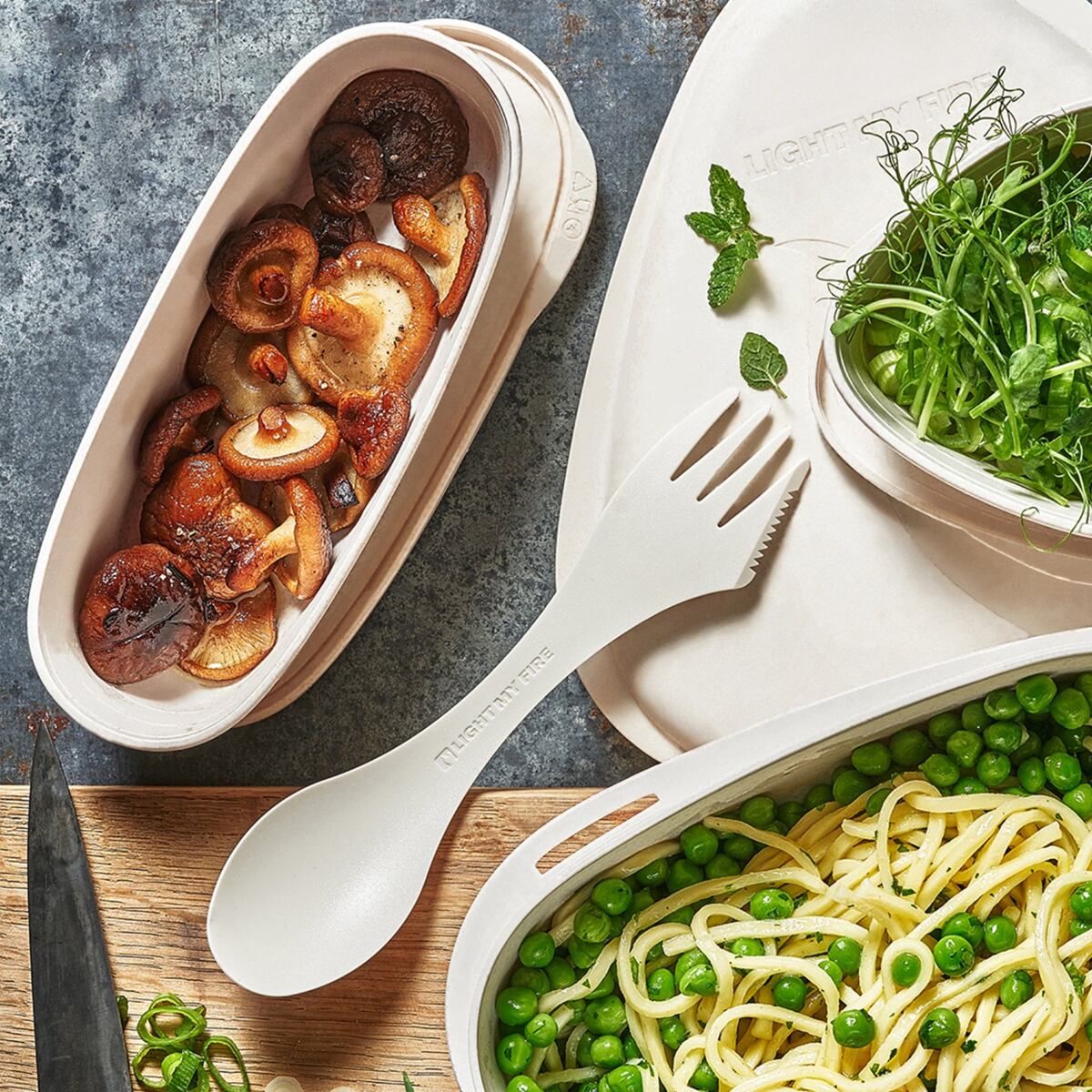 Light my fire Cestovní příbor Swedish Spork original sandygreen