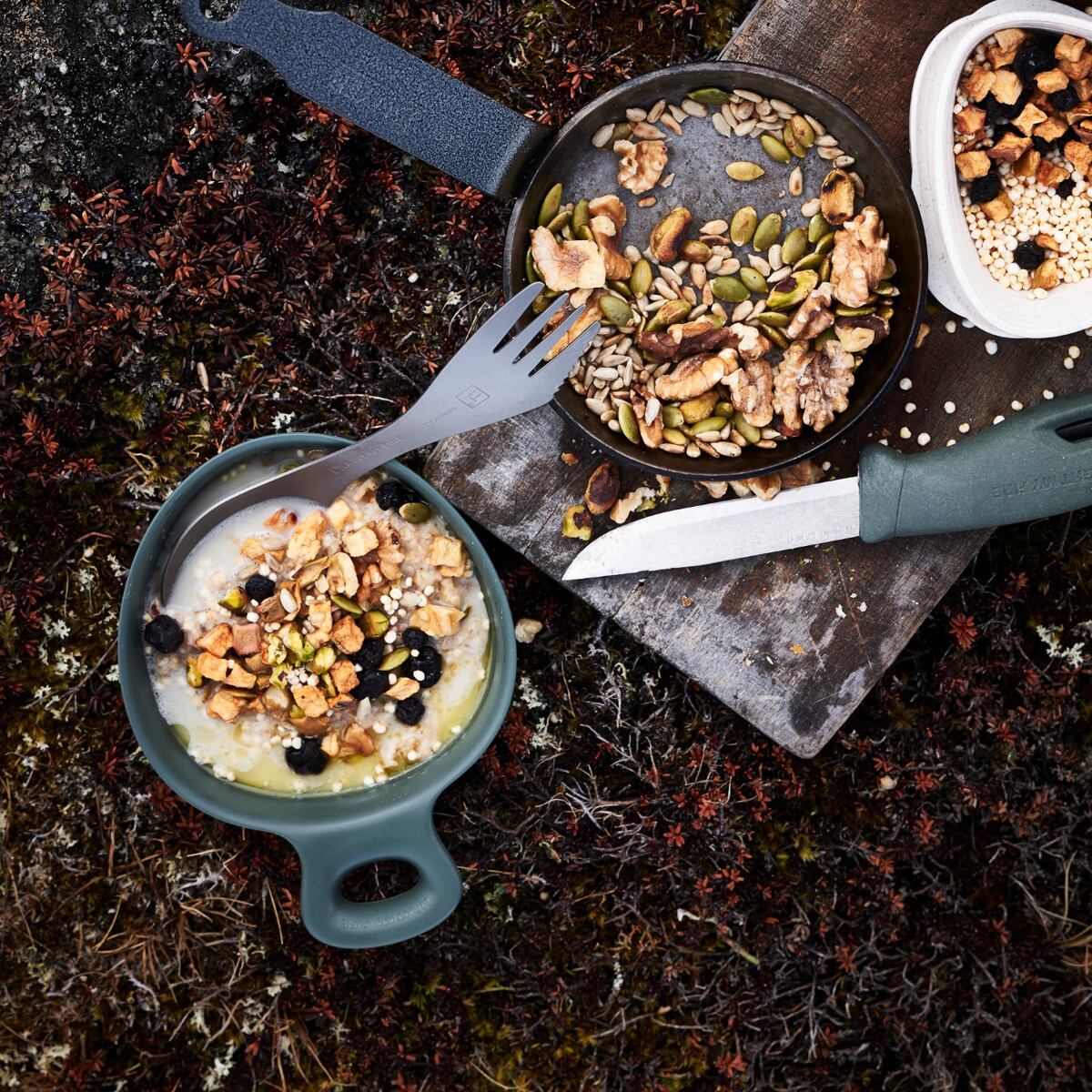 Light my fire Cestovní miska s uchem Swedish Kåsa rustyorange