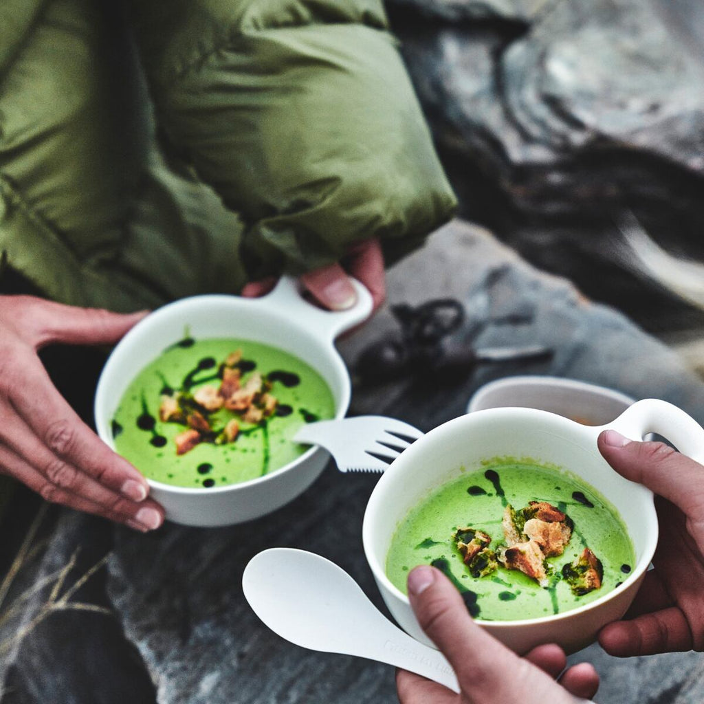 Light my fire Cestovní miska s uchem Swedish Kåsa mistypurple