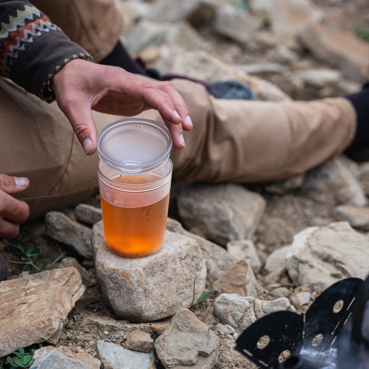 Light my fire Průhledný kelímek s víčkem Tumbler with snap lid short transparent 250 ml 4 kusy