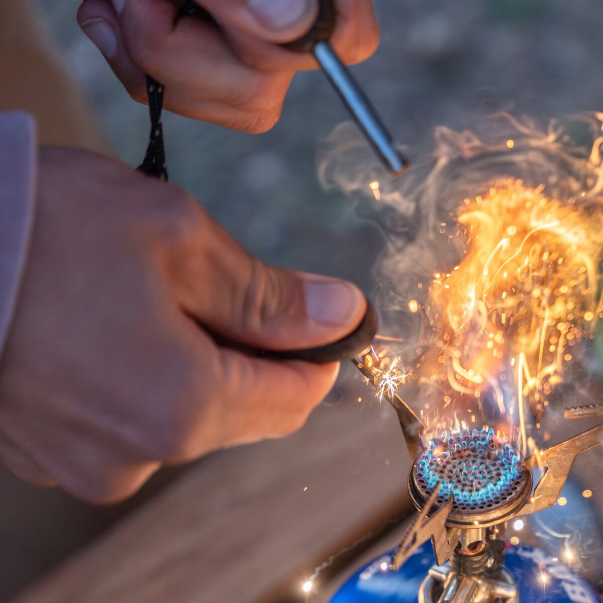 Light my fire Křesadlo Swedish FireSteel scout 2in1 rockyred