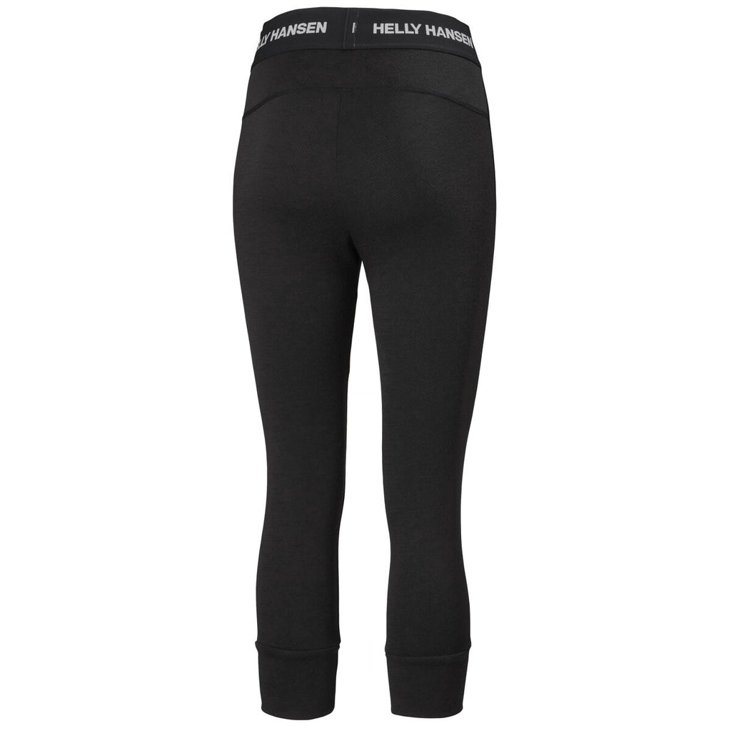 Helly Hansen Dámské fuknční 3/4 legíny s merinem Lifa merino midweight - black