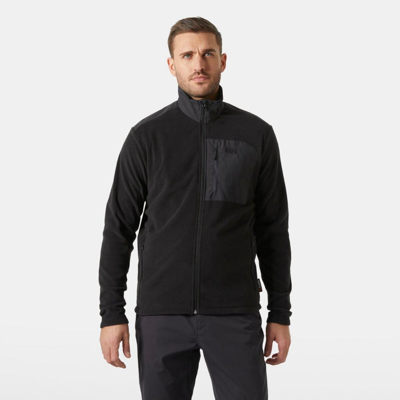 Helly Hansen Pánská fleecová mikina Daybreaker Block Jacket - black