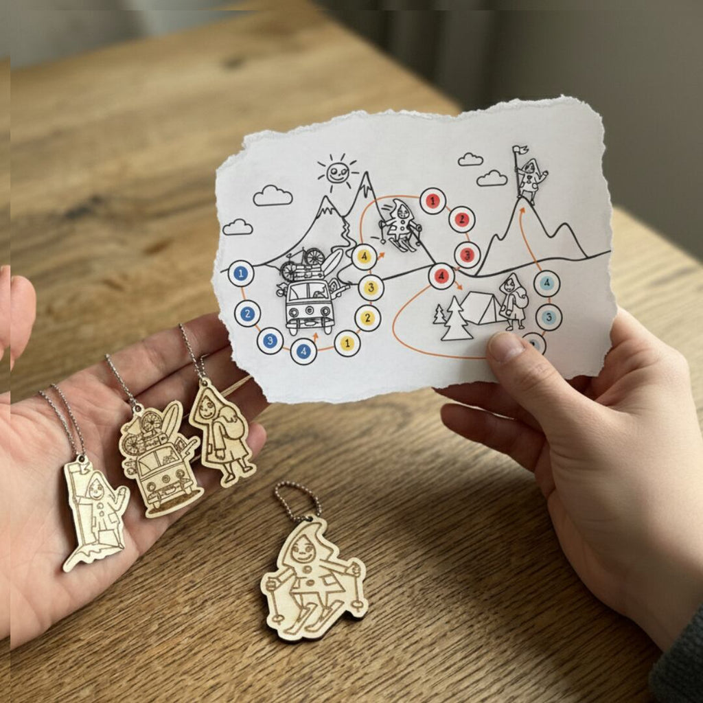 Promaledobrodruhy 4 kroky k DOBROdružství s - sada přívěsků dobrodruhů s úkoly