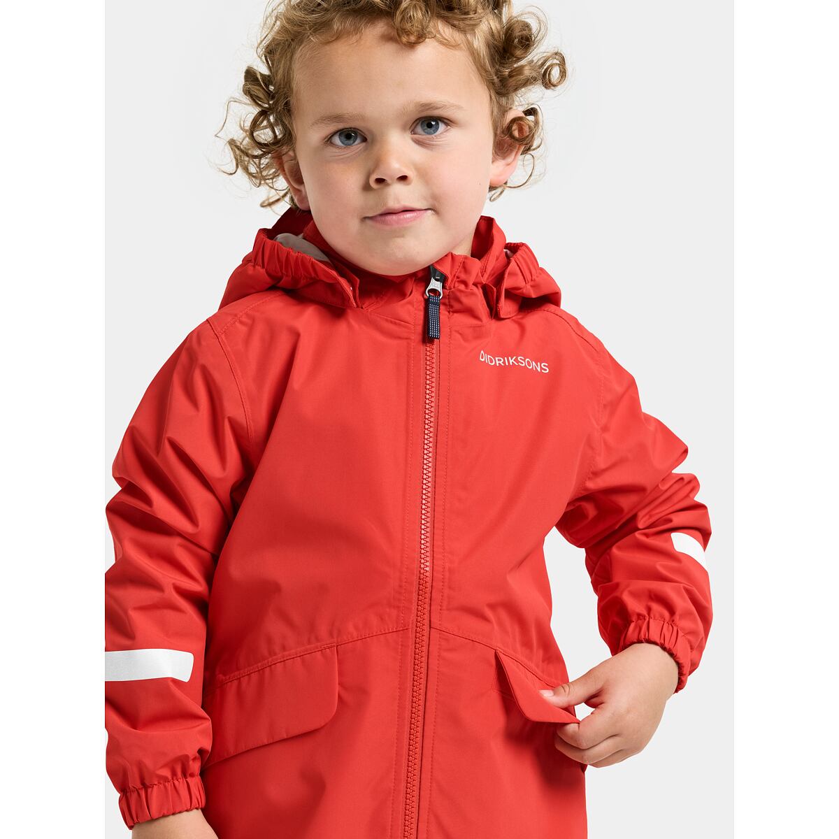 Didriksons Dětská nepromokavá bunda Norma paprika - ROSTOUCÍ