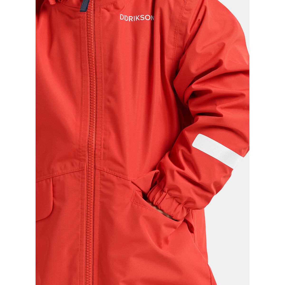 Didriksons Dětská nepromokavá bunda Norma paprika - ROSTOUCÍ