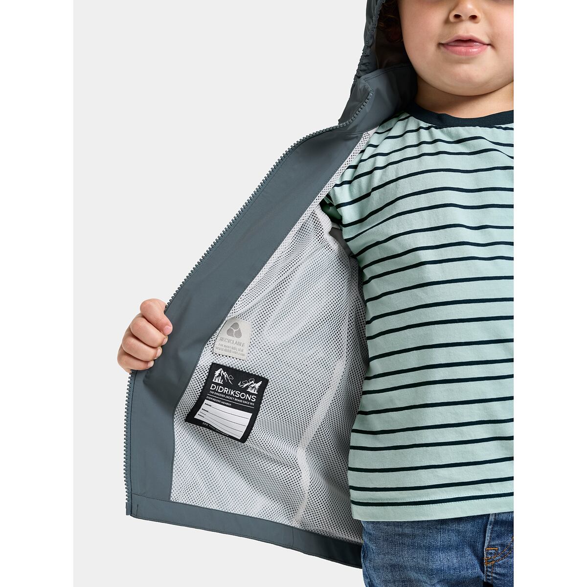 Didriksons Dětská nepromokavá bunda Norma factory blue - ROSTOUCÍ