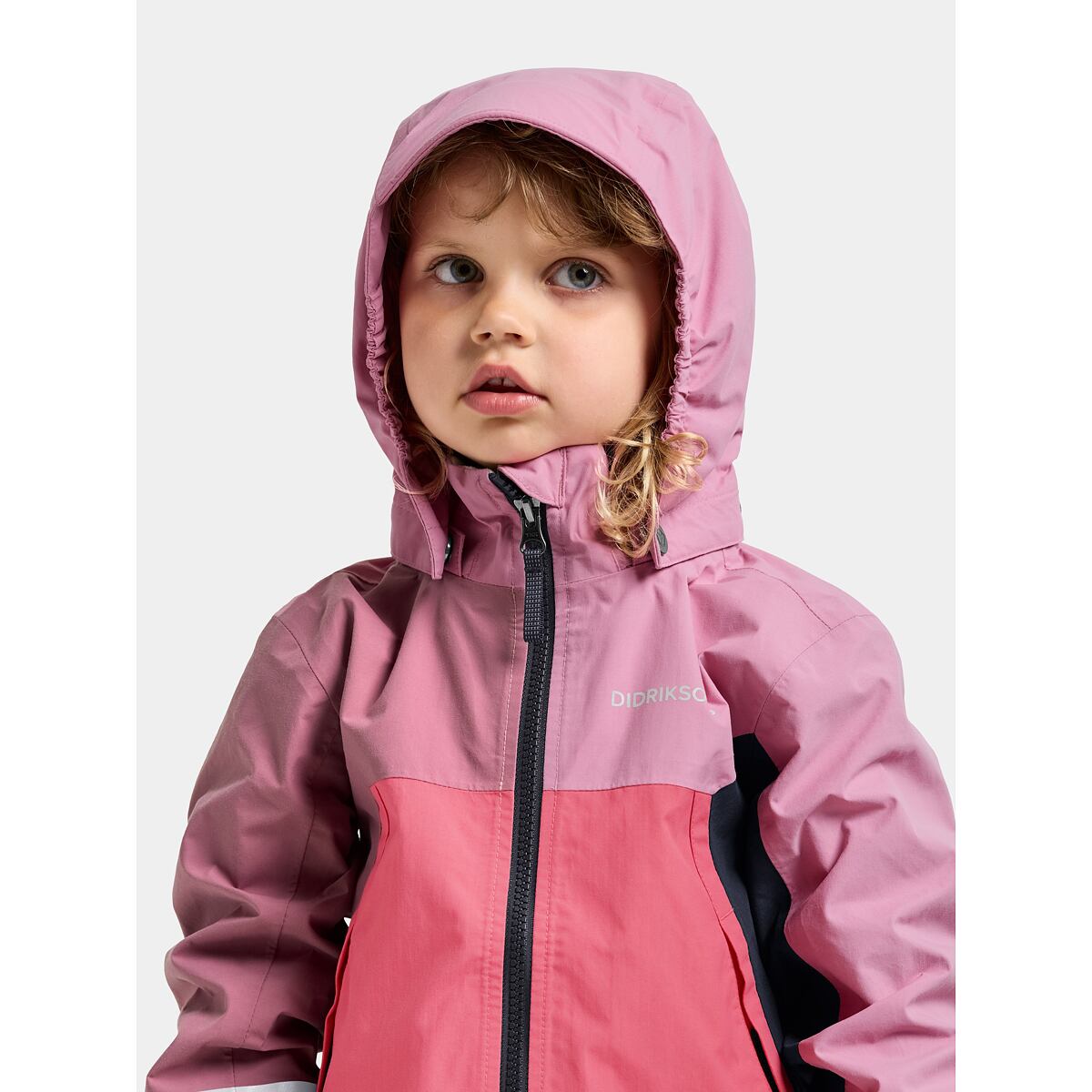 Didriksons Dětská nepromokavá bunda Pilvi heather pink - ROSTOUCÍ