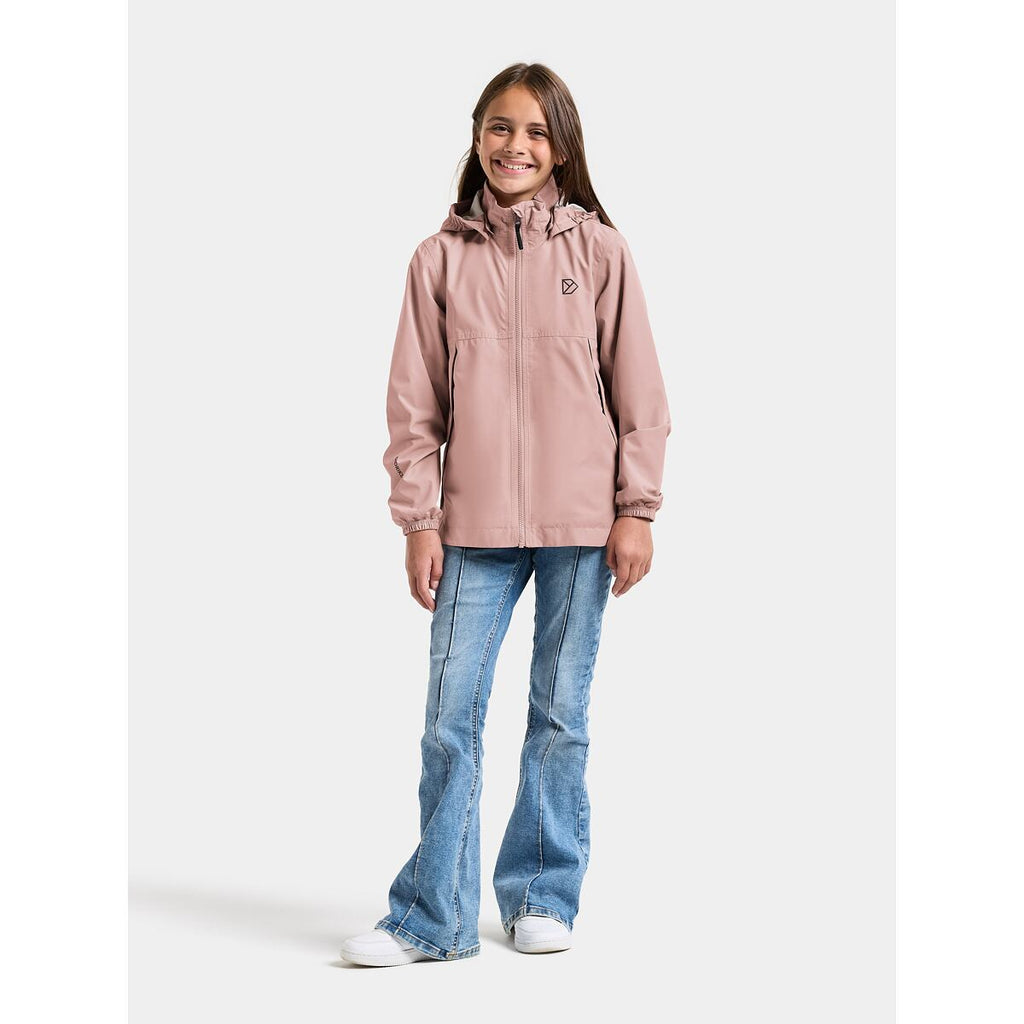 Didriksons Dětská nepromokavá bunda Meliss vintage pink - ROSTOUCÍ