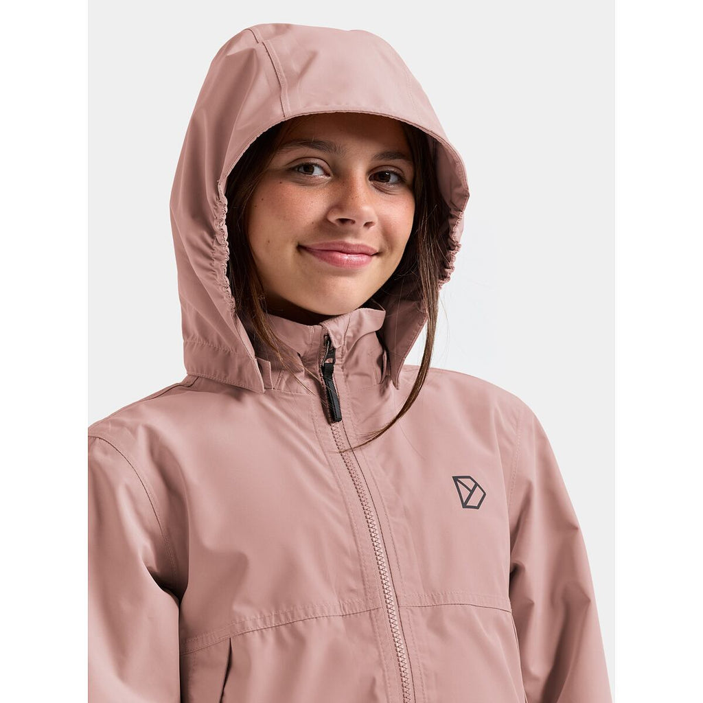 Didriksons Dětská nepromokavá bunda Meliss vintage pink - ROSTOUCÍ