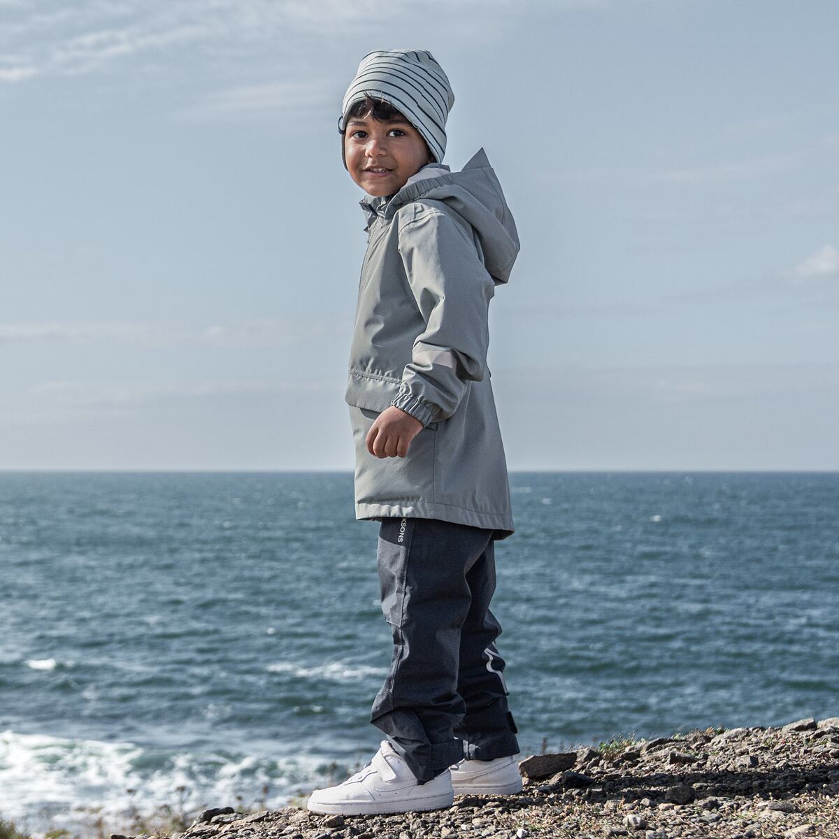 Didriksons Dětská nepromokavá bunda Norma factory blue - ROSTOUCÍ