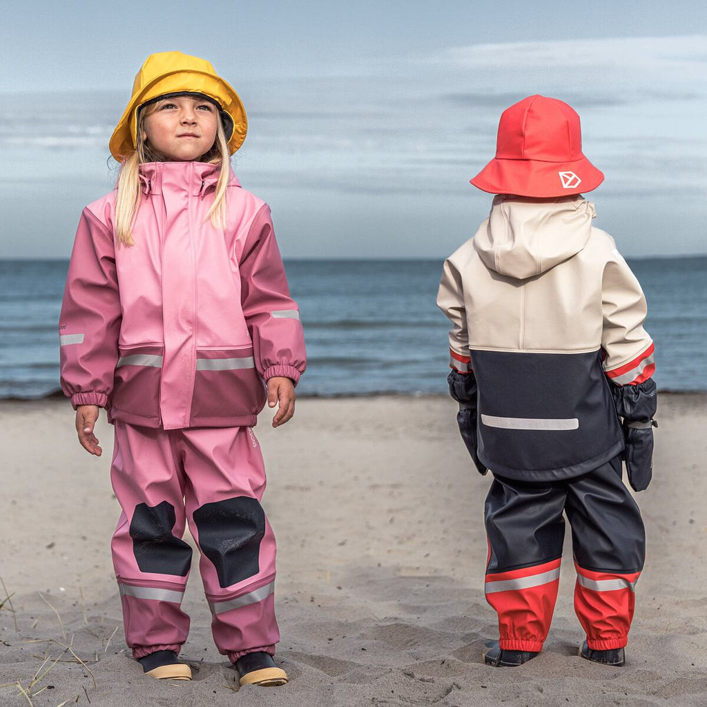 Didriksons Dětský klobouk do deště Southwest oat yellow