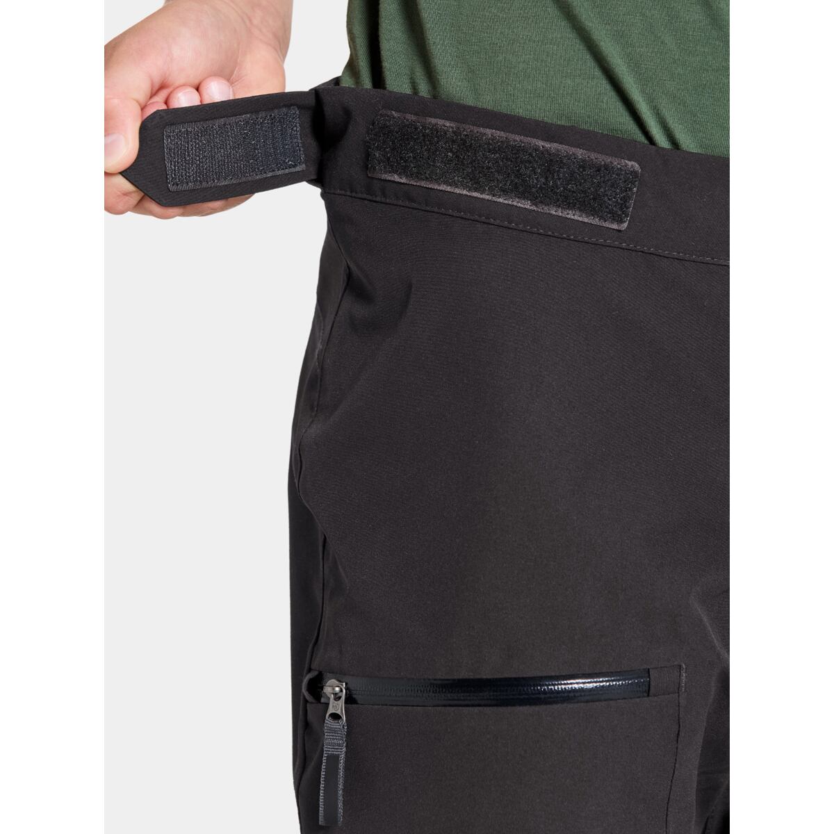 Didriksons Dětské nepromokavé kalhoty Svalört black - ROSTOUCÍ