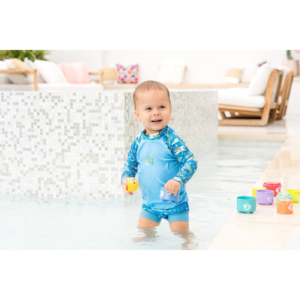 Splash About Dětské UV tričko dlouhý rukáv Crocodile Swamp