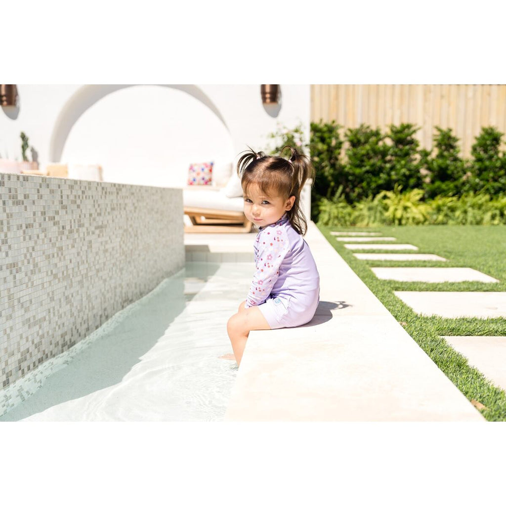 Splash About Dětské UV tričko dlouhý rukáv Lilac Spring